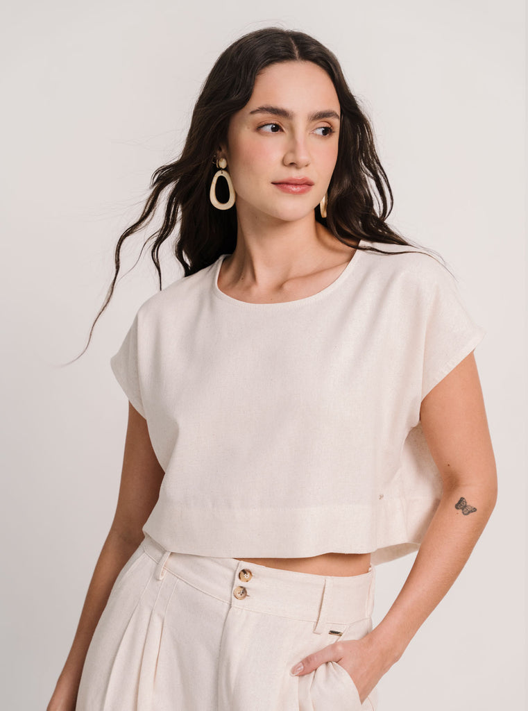 CROP CUBO NATURAL