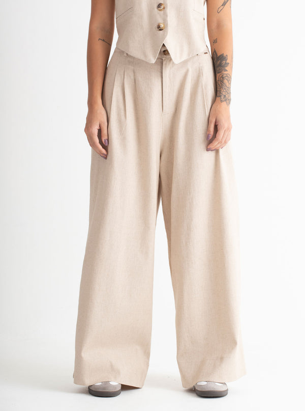 PANTALÓN CANVAS NATURAL