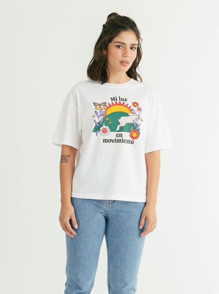 CAMISETA LUZ EN MOVIMIENTO