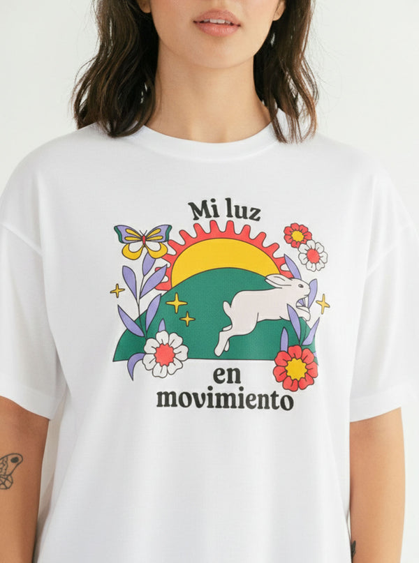 CAMISETA LUZ EN MOVIMIENTO