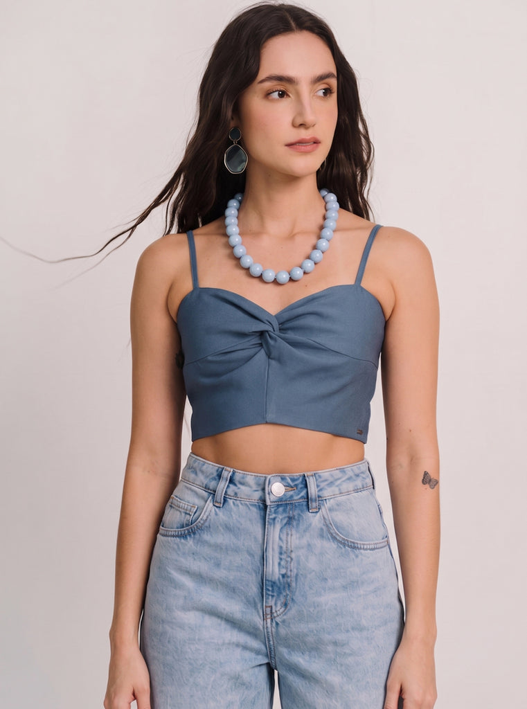 CORPIÑO AZUL ACERO