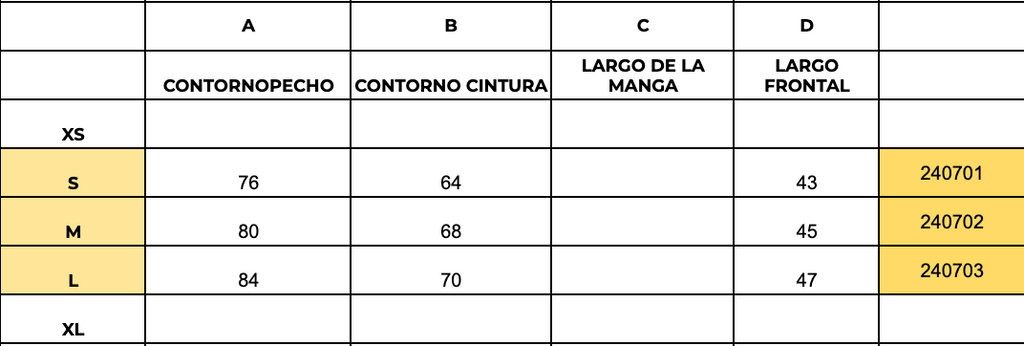 BLUSA CORPIÑO MANTEL