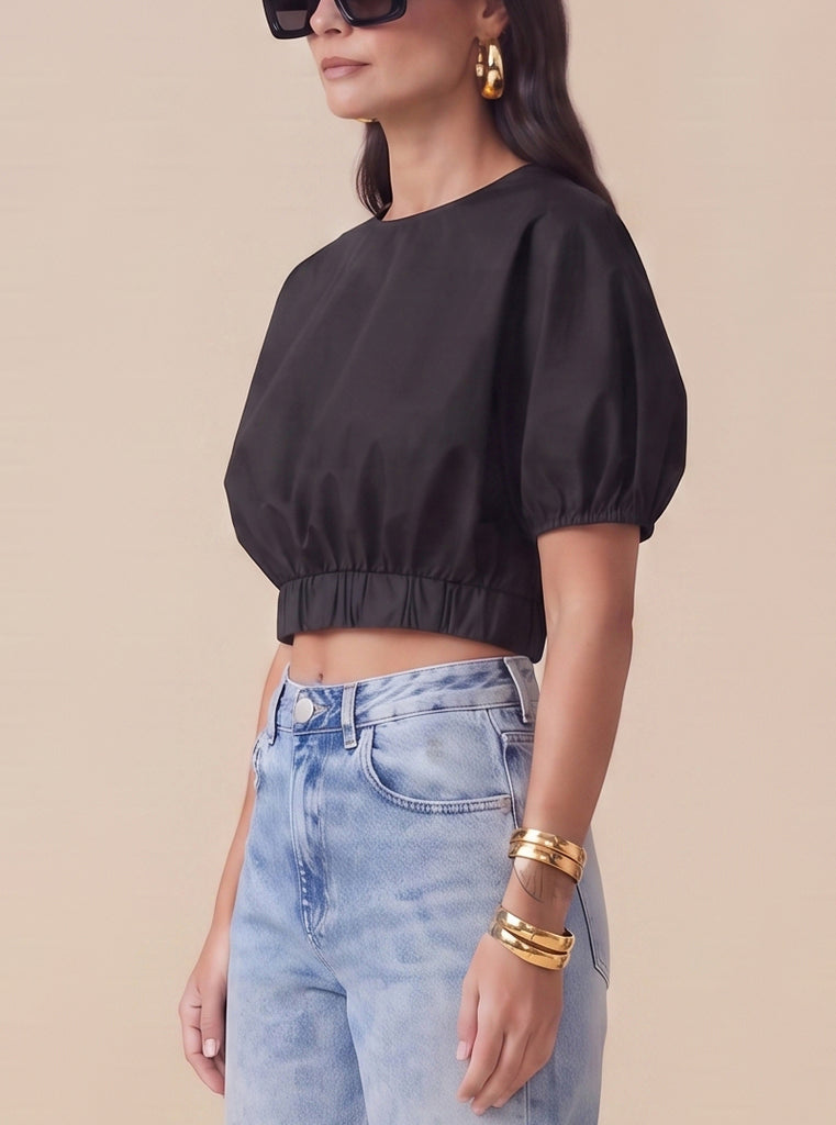 BLUSA GLOBO NEGRA