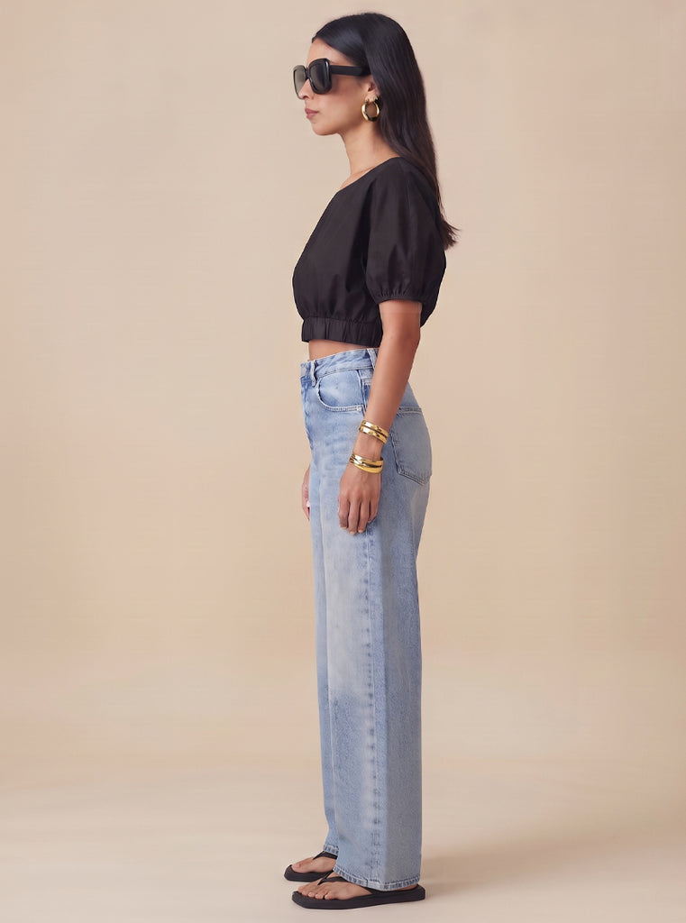 BLUSA GLOBO NEGRA