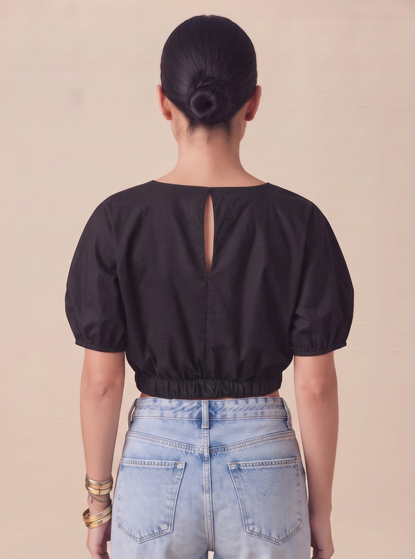 BLUSA GLOBO NEGRA