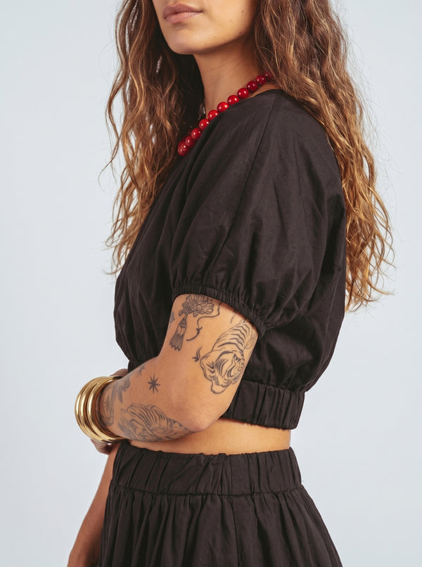 BLUSA GLOBO NEGRA