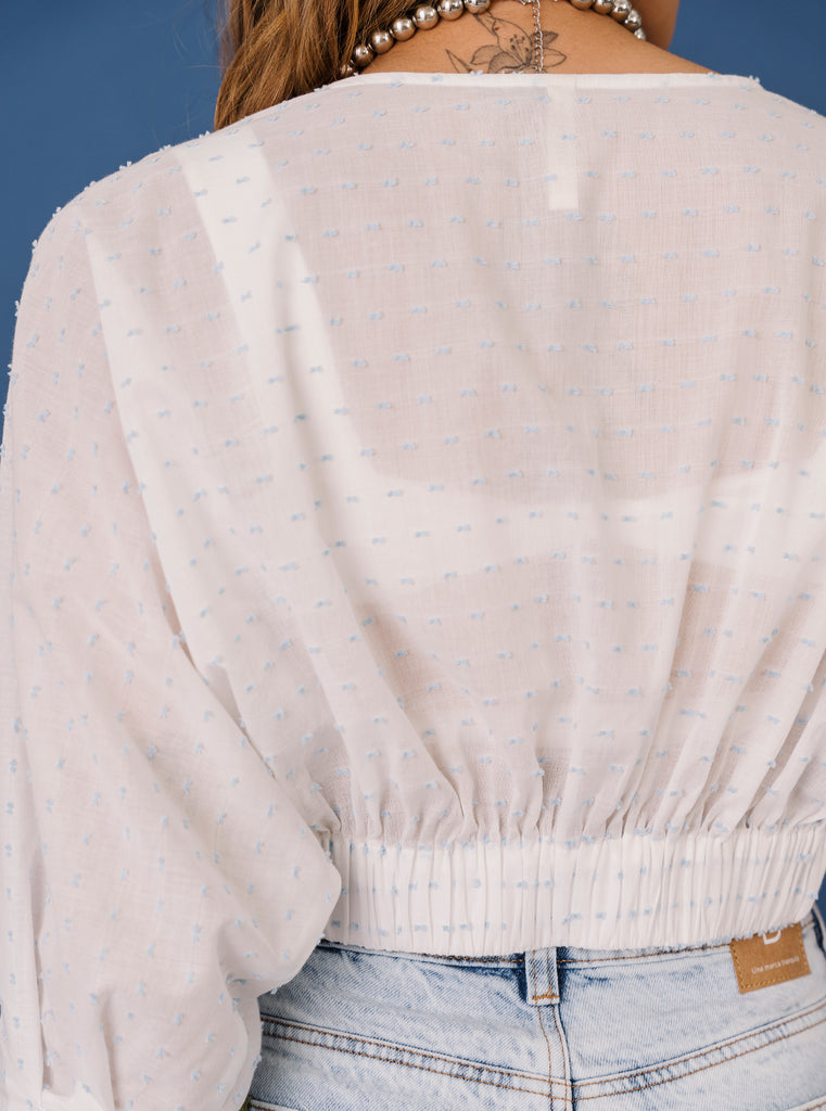 BLUSA TRENZADA AZUQUITAR