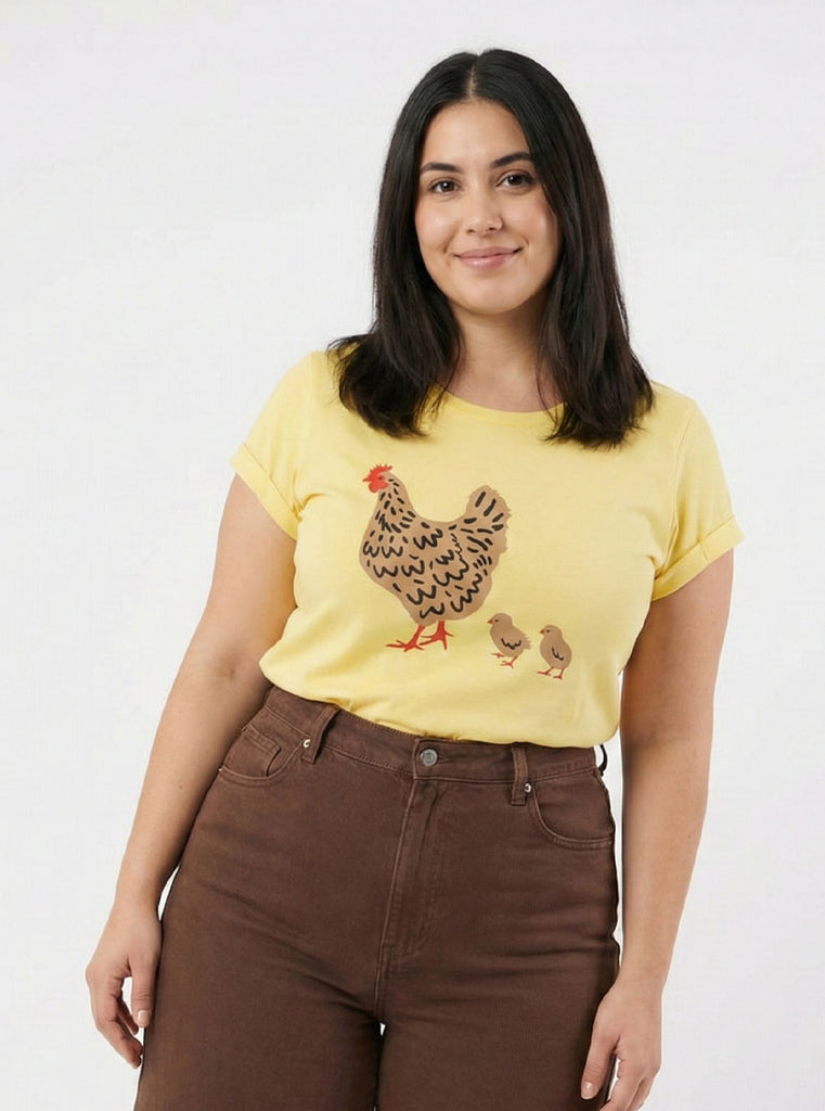 CAMISETA GALLINA POLLITOS
