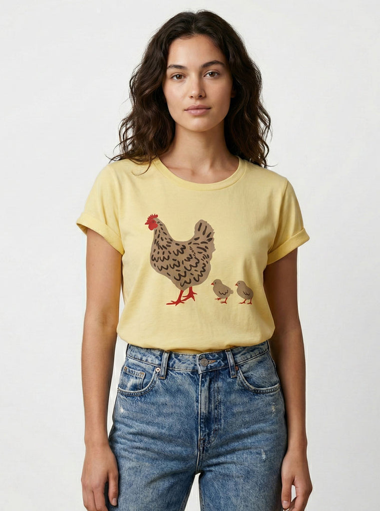 CAMISETA GALLINA POLLITOS