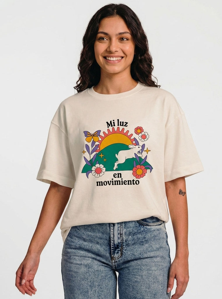 CAMISETA LUZ EN MOVIMIENTO