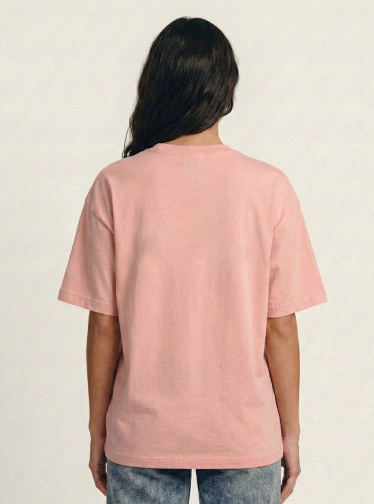 CAMISETA MAS AMOR ROSADA