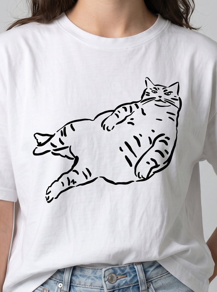 CAMISETA GATO PEREZOSO
