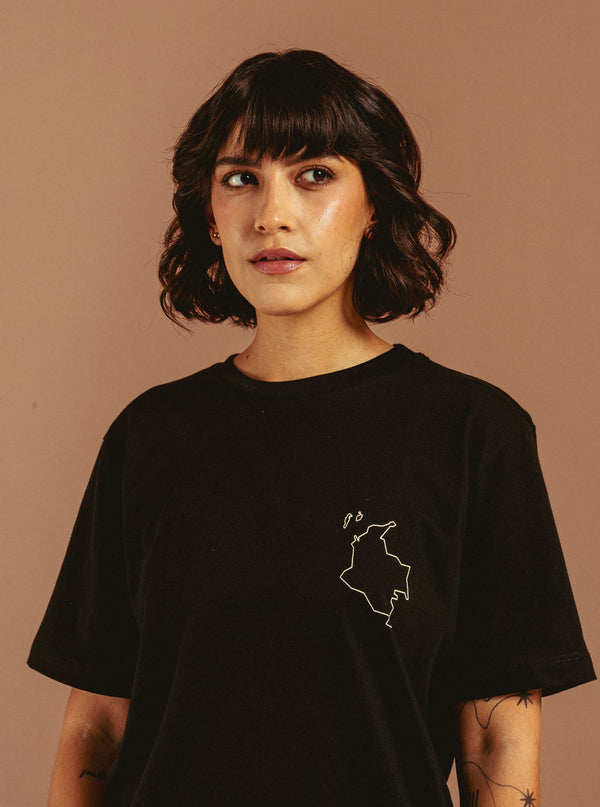CAMISETA MAPA COLOMBIA NEO