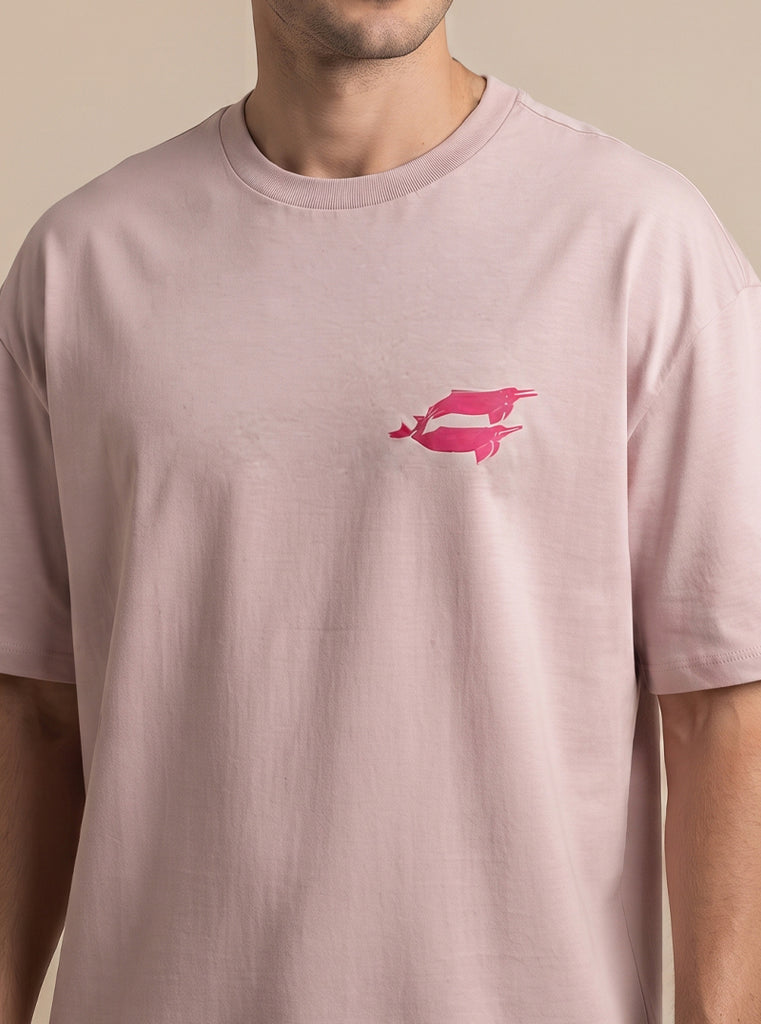 CAMISETA DELFIN ROSADO