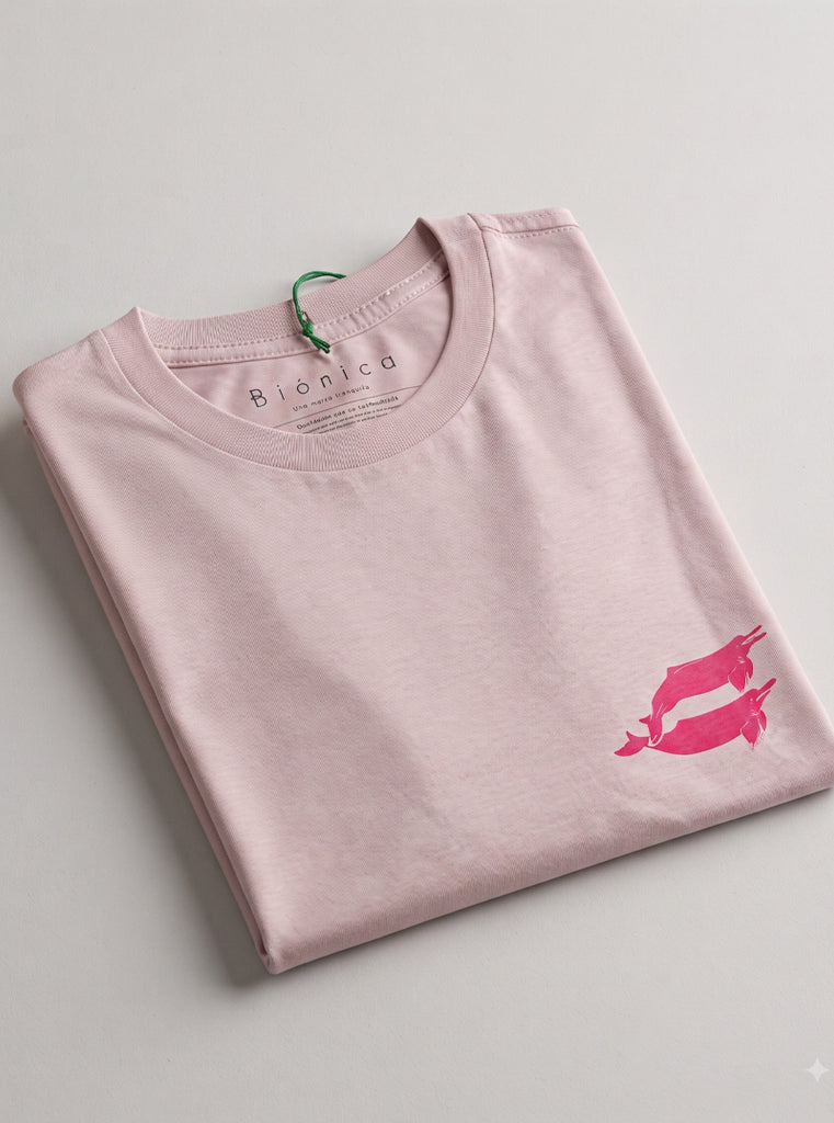 CAMISETA DELFIN ROSADO
