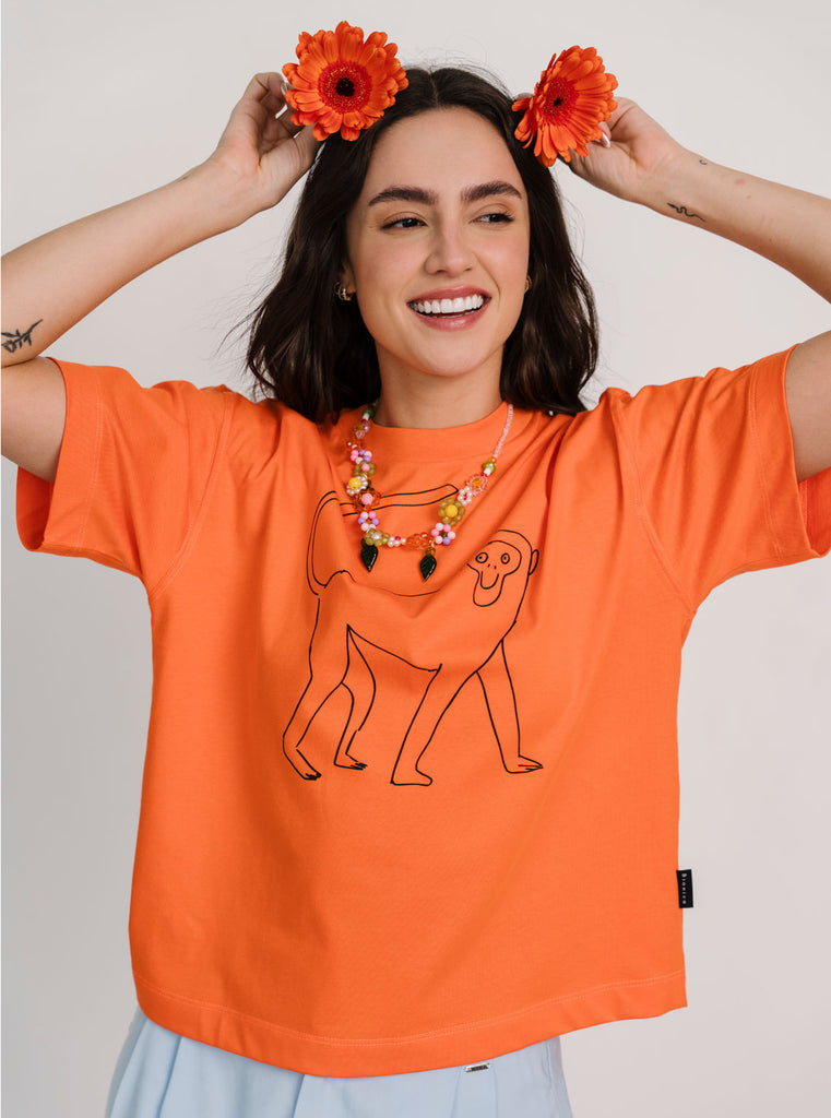 CAMISETA MONO ARAÑA