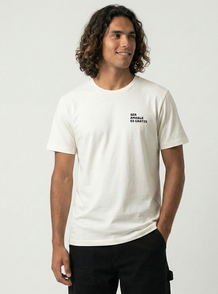 CAMISETA SER AMABLE ES GRATIS