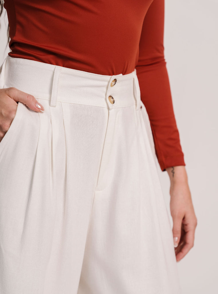 PANTALÓN CANVAS IVORY