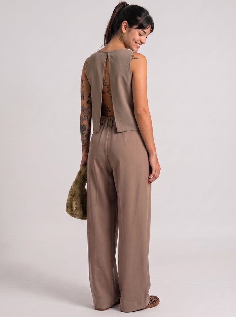 PANTALÓN CANVAS CAFÉ