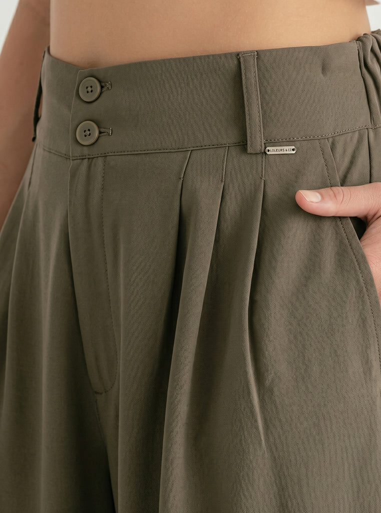 PANTALÓN CANVAS OLIVO