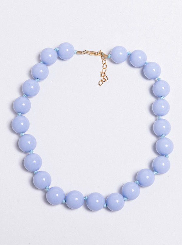 COLLAR PERLAS AZULES