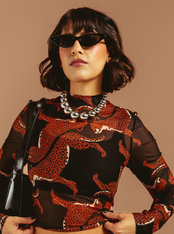 COLLAR BOLAS CROMADAS