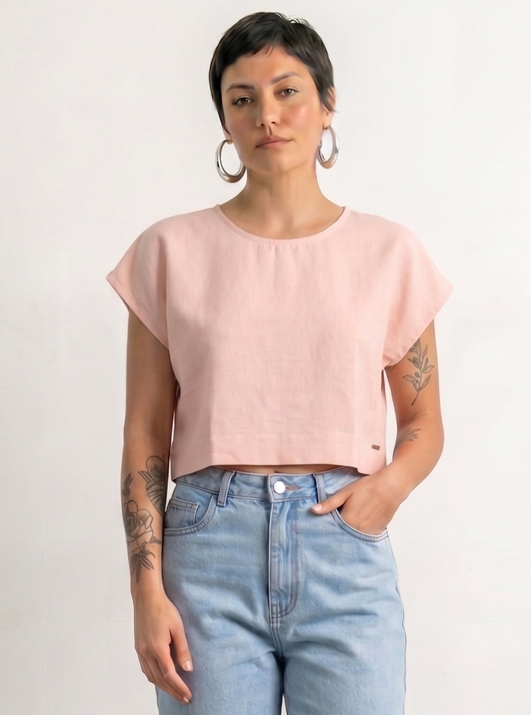 CROP CUBO ROSA