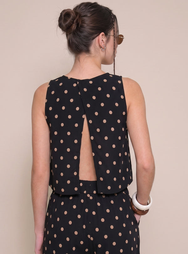 CROP RÍO POLKA  DOTS