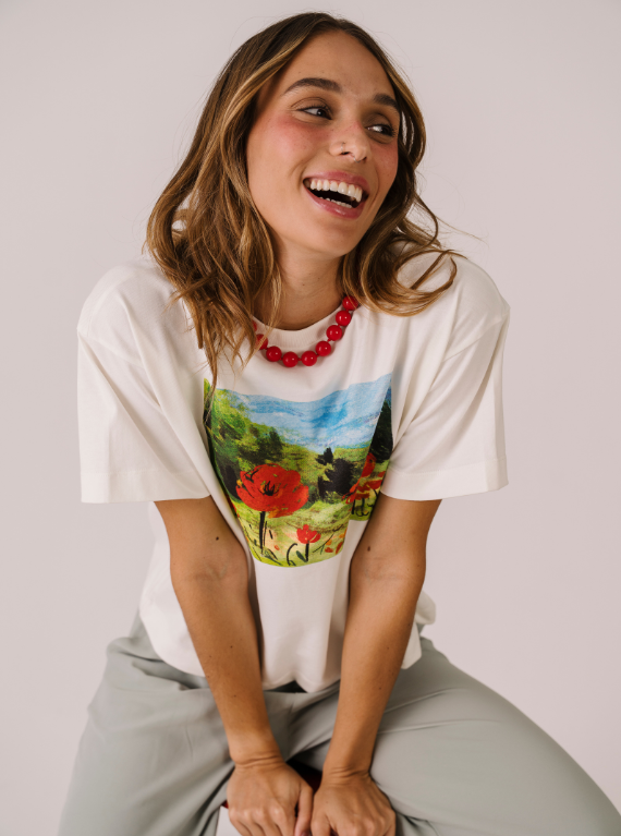 CAMISETA AMAPOLAS