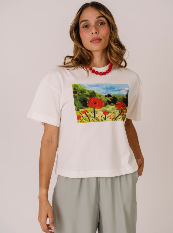 CAMISETA AMAPOLAS