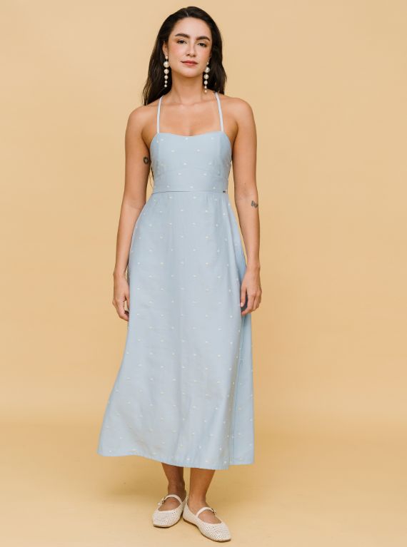 VESTIDO AZUL DOTS