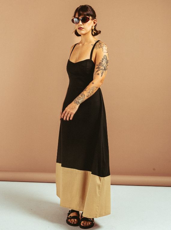VESTIDO MOCA CHAI