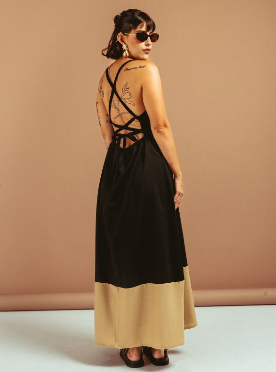 VESTIDO MOCA CHAI