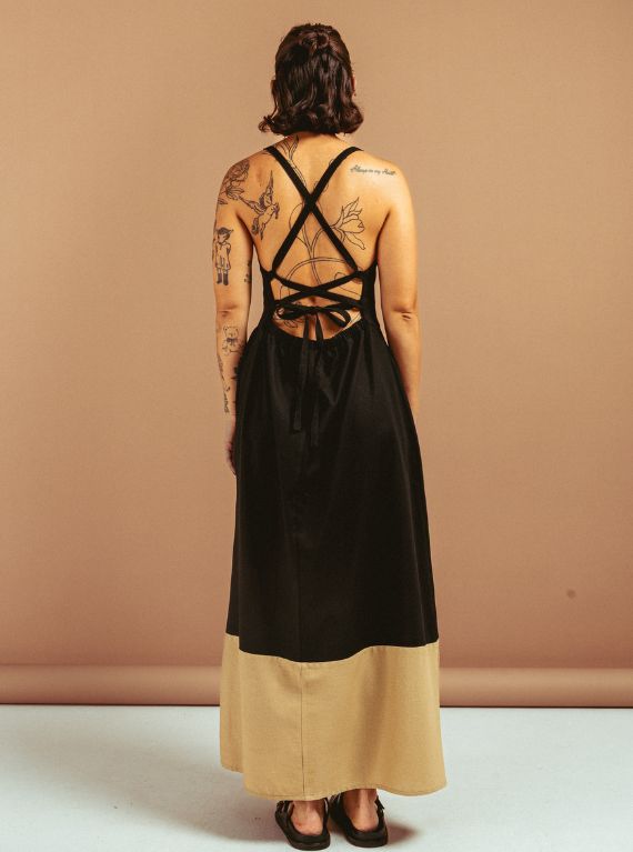 VESTIDO MOCA CHAI