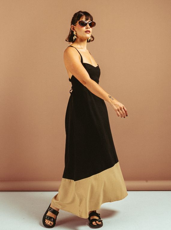 VESTIDO MOCA CHAI