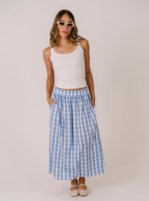FALDA PICNIC CIELO
