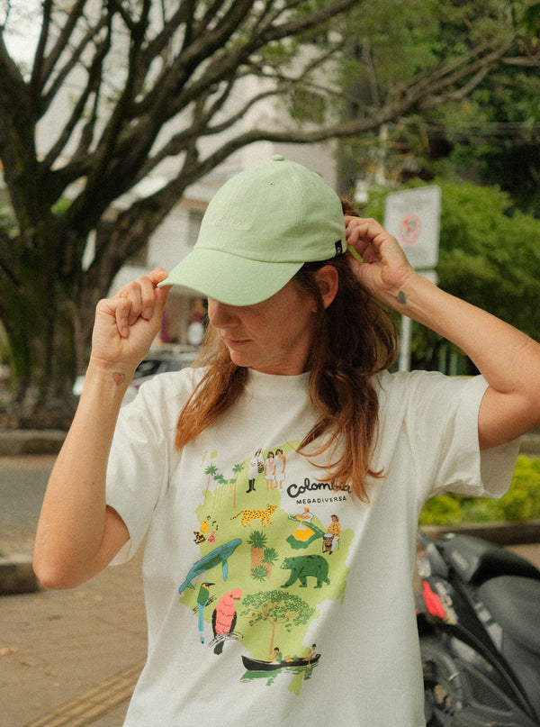 GORRA MEDELLIN VERDE VINTAGE