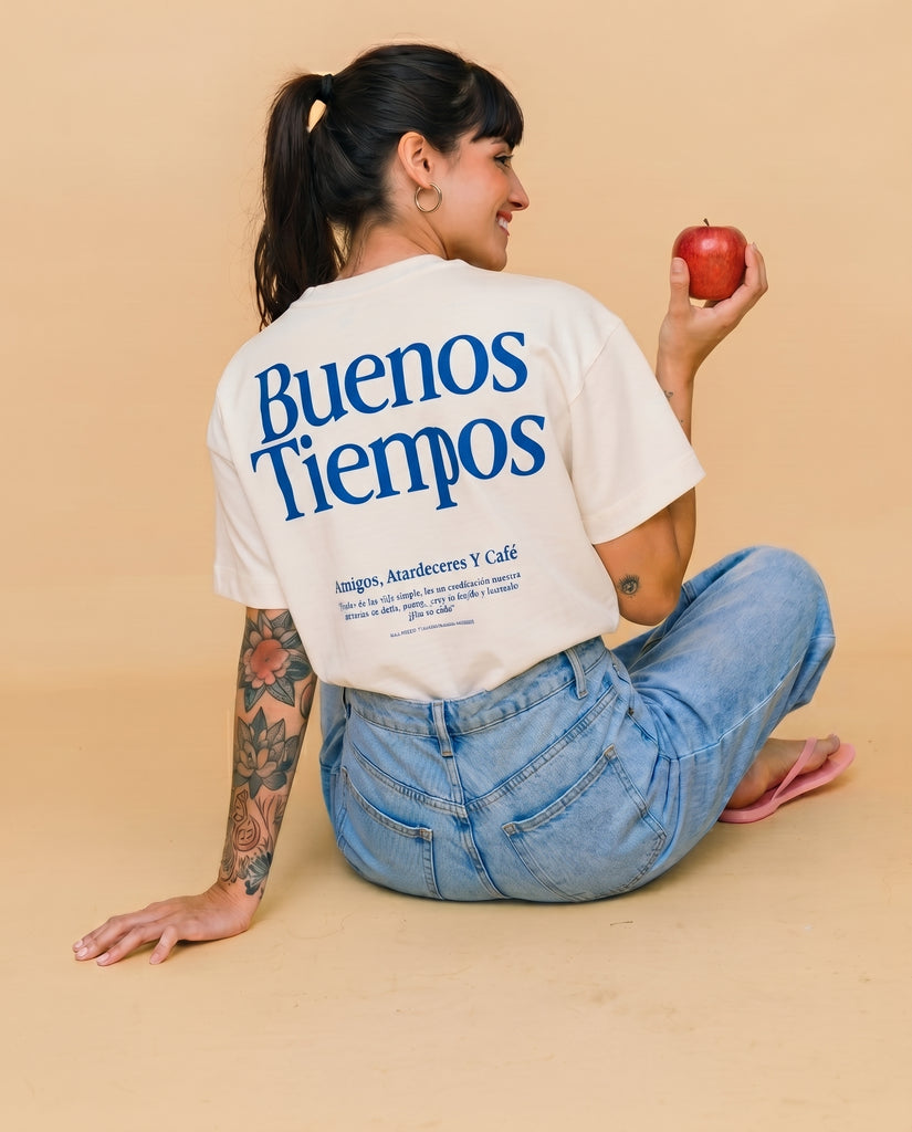 CAMISETA BUENOS TIEMPOS