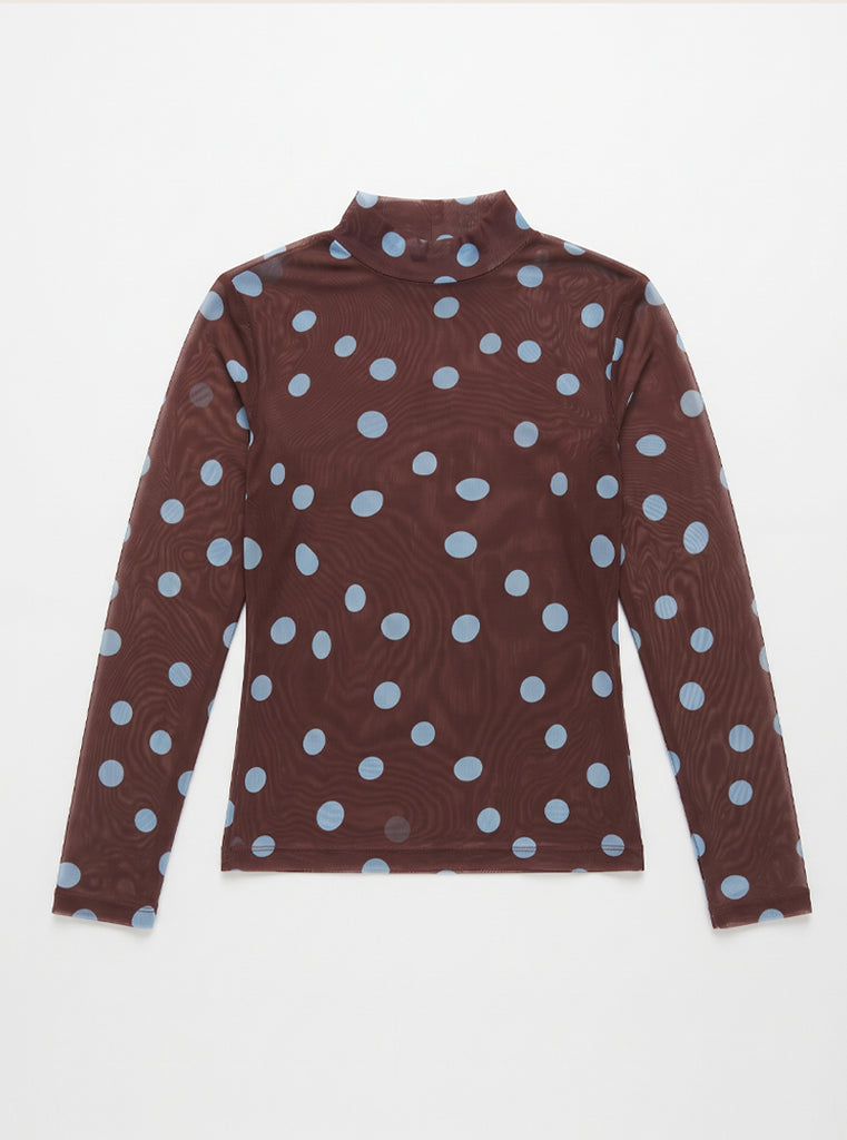 CAMIBUSO MESH DOTS AZULES