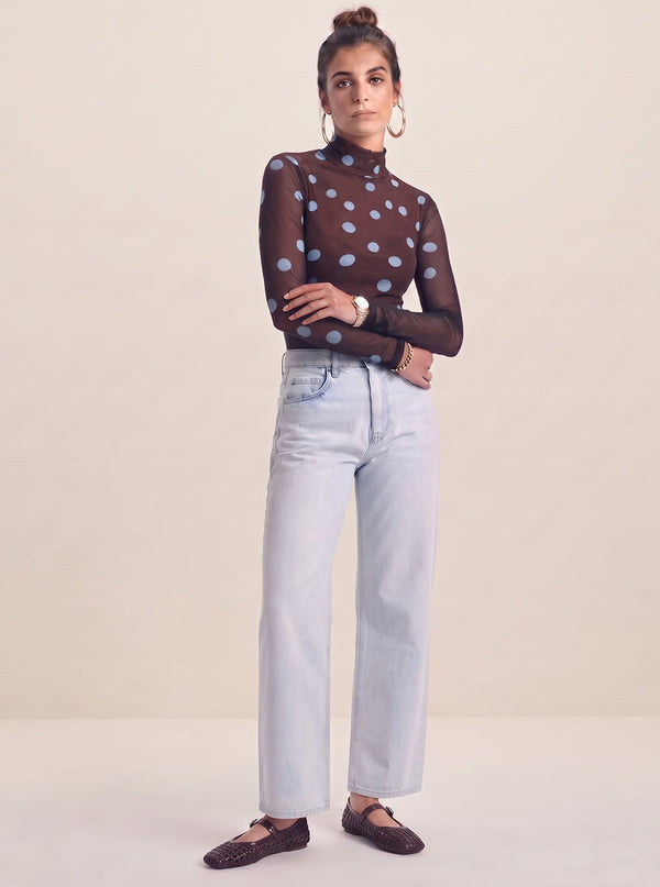 CAMIBUSO MESH DOTS AZULES