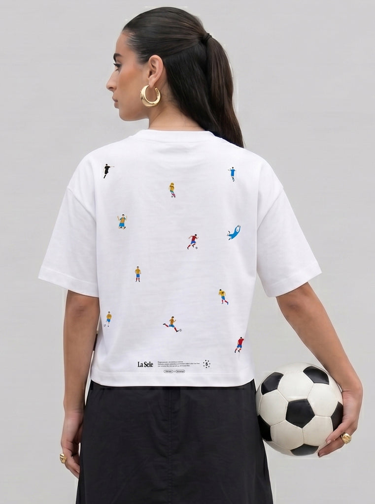 CAMISETA MUNDIAL MUJER BOXY