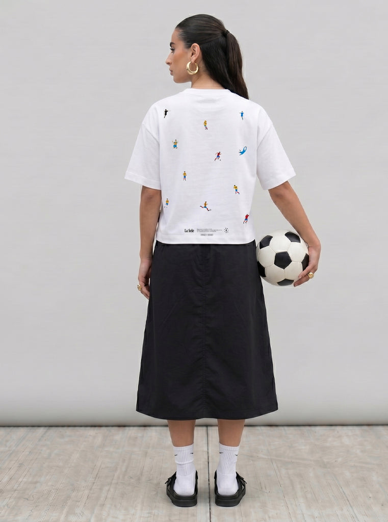 CAMISETA MUNDIAL MUJER BOXY