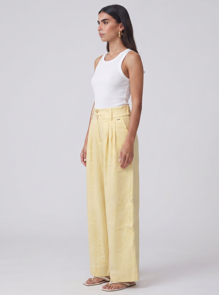PANTALÓN CANVAS AMARILLO