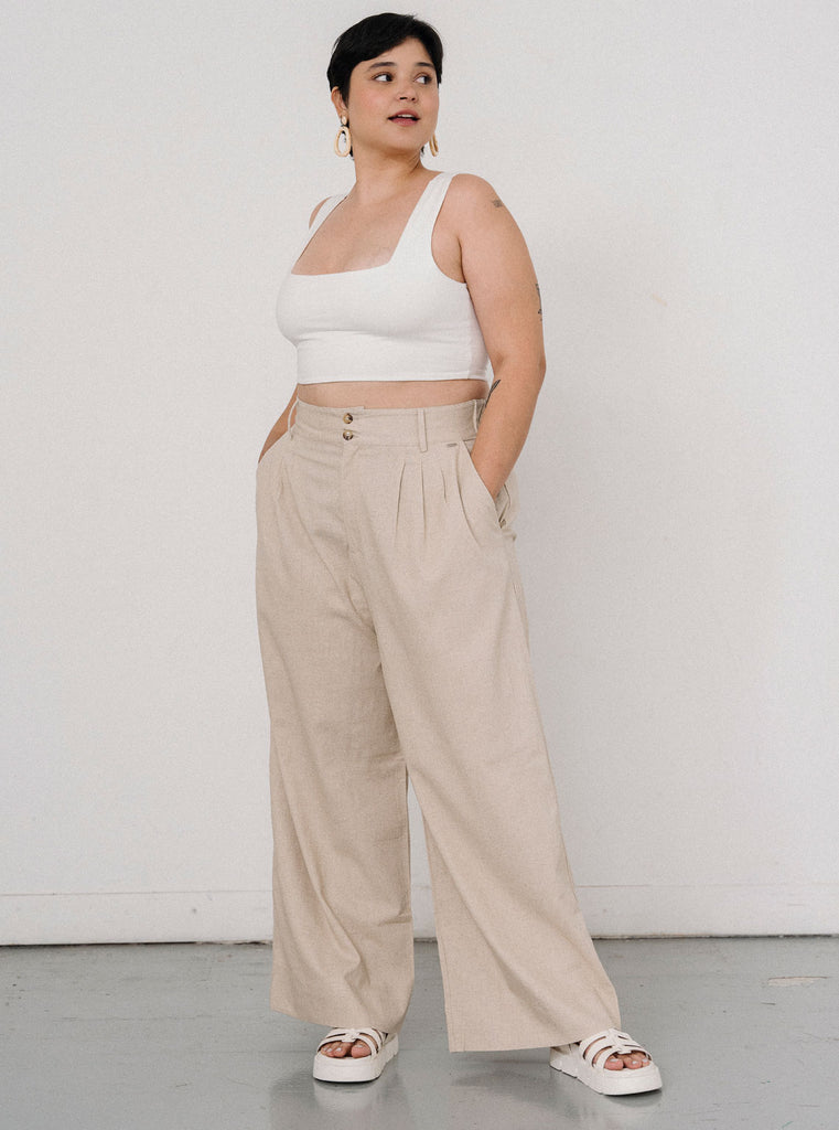 PANTALÓN CANVAS NATURAL