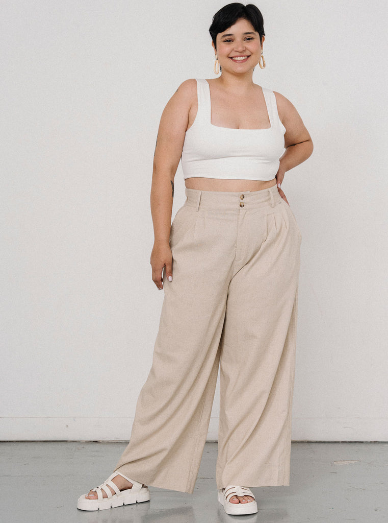 PANTALÓN CANVAS NATURAL
