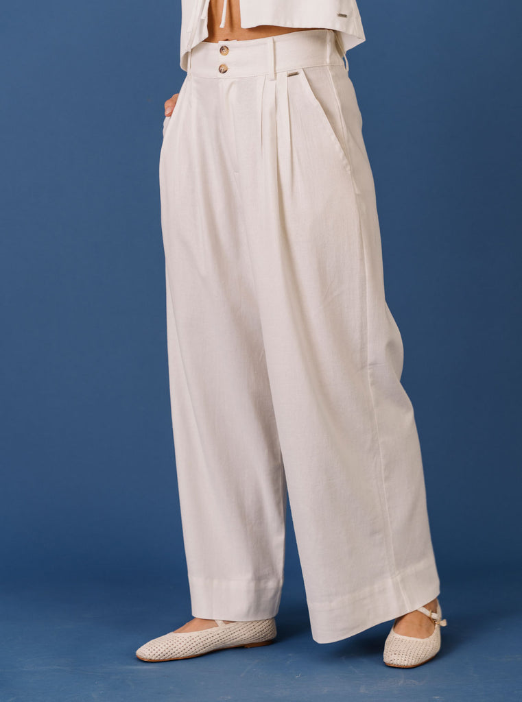 PANTALÓN CANVAS IVORY