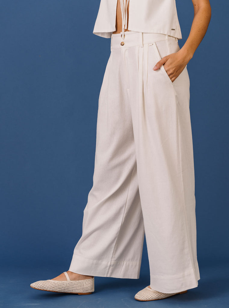 PANTALÓN CANVAS IVORY