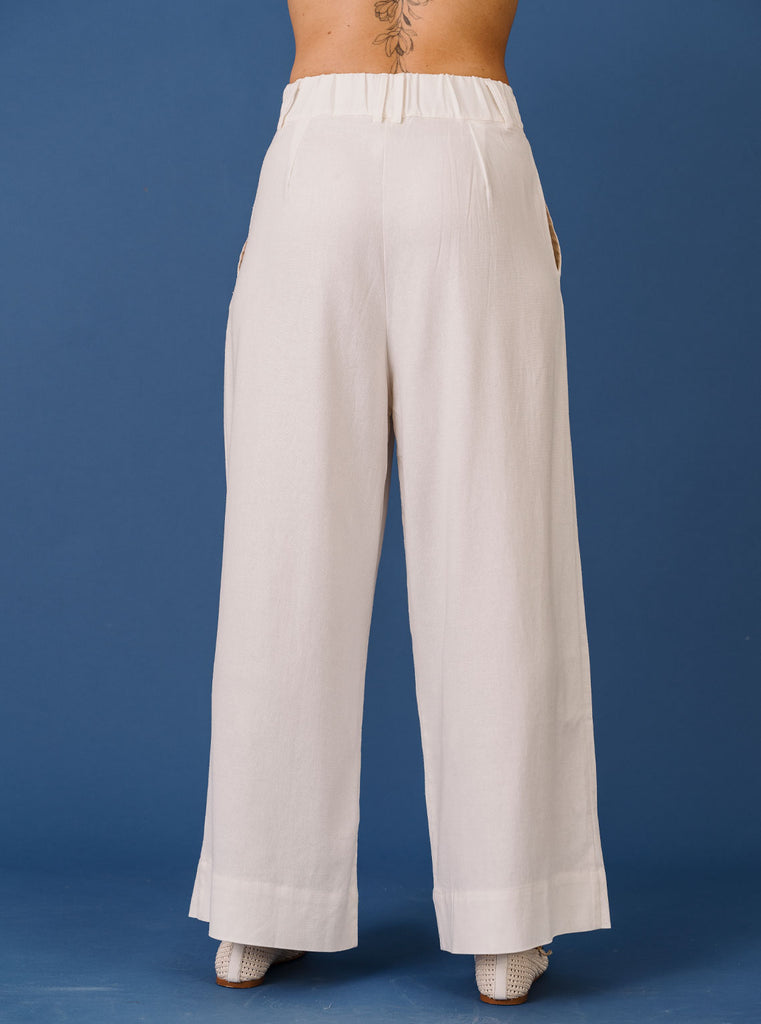 PANTALÓN CANVAS IVORY