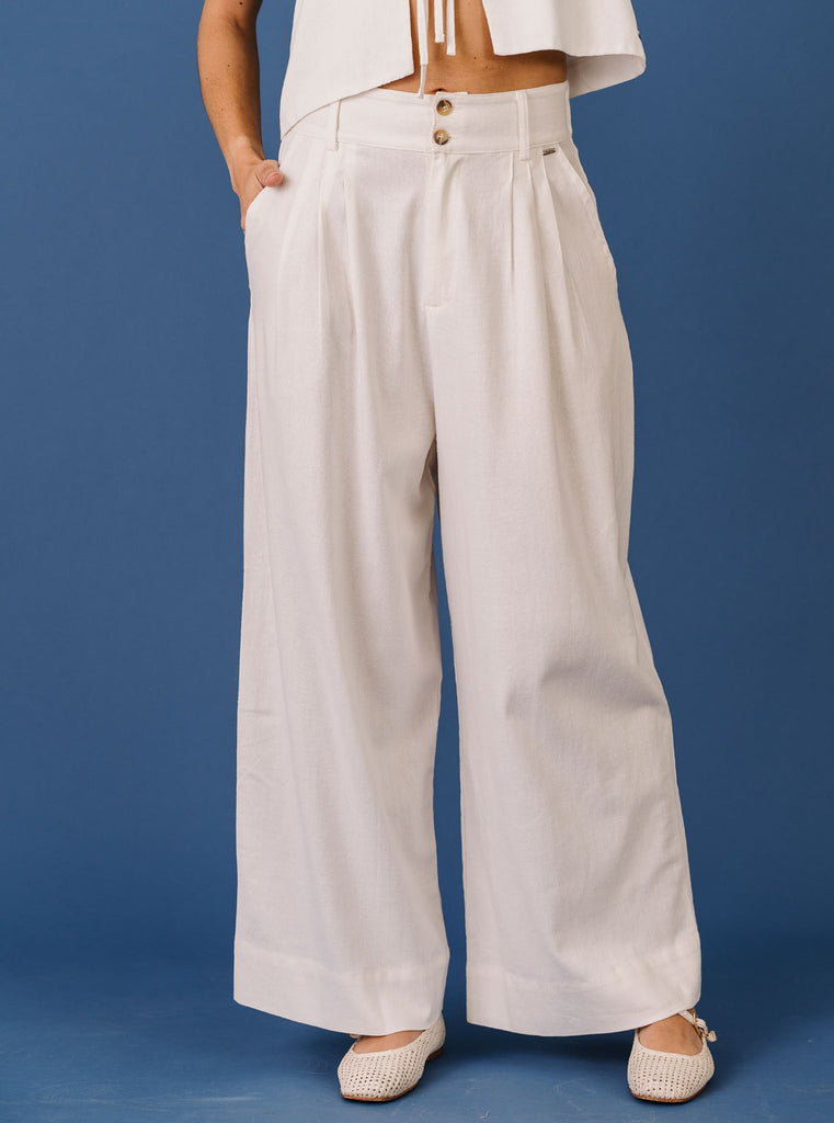PANTALÓN CANVAS IVORY