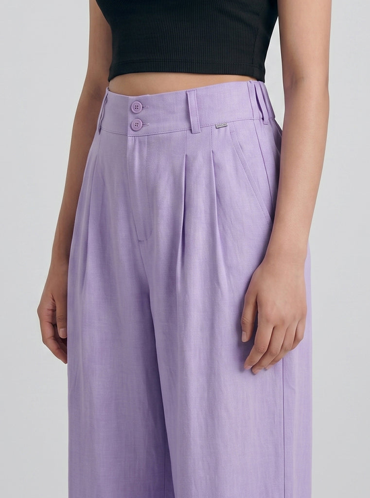 PANTALÓN CANVAS LILA